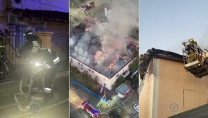 Крупный пожар в ресторанном комплексе произошел в Атырау