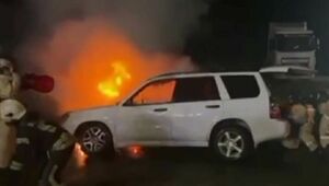 Пожар на автогазозаправочной станции произошел на трассе Актобе – Орск