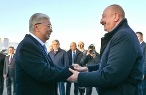 Алиев прибыл с государственным визитом в Казахстан