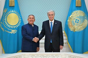 Президент провел встречу с Раисом Республики Татарстан Рустамом Миннихановым