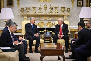 Президенты Казахстана, США и Премьер-министр Израиля провели совместный телефонный разговор