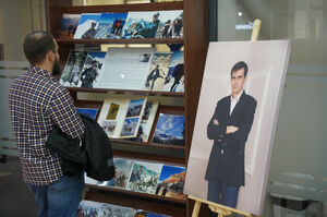 Вместо ледоруба - штатив для камеры