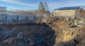 ЧС под забором