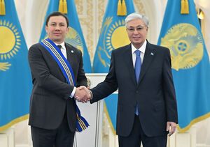 Президент наградил Геннадия Головкина орденом «Барыс»