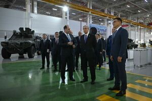 Президент ознакомился с деятельностью завода Besqaru
