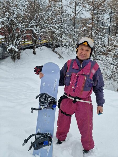 Аташка-сноубордист