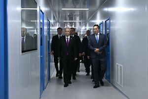 Президент находится с рабочей поездкой в Жамбылской области