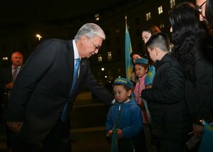 Токаев встретился с казахстанцами в  Вашингтоне