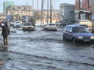 Аврал по всему городу