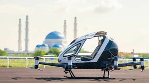 Демонстрационный полет аэротакси с пассажиром впервые провели в Астане