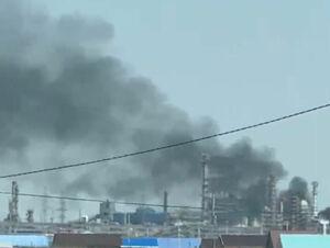 Пожар на Атырауском НПЗ тушили 60 человек