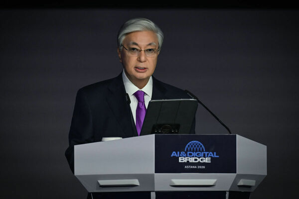 Касым-Жомарт Токаев выступил на AI & Digital Bridge-2026