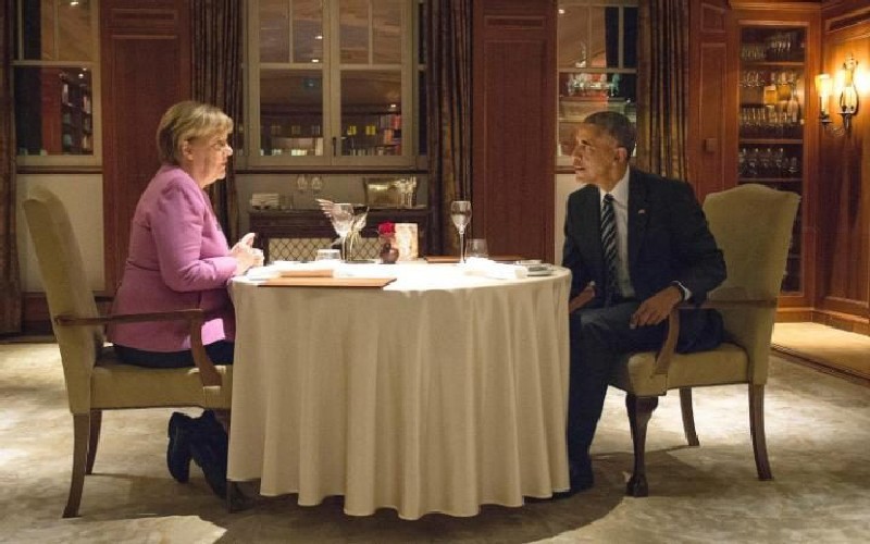 Барак ОБАМА и Ангела МЕРКЕЛЬ: прощальный ужин.