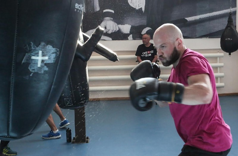 Лидер сборной Казахстана Василий Левит.