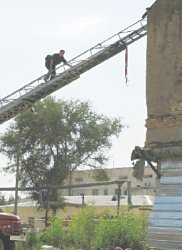 Пожар в детской больнице