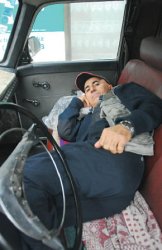 Бомж на колесах