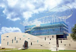 Шалаш на излучине реки