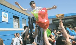 Чемпион на руках