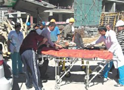 Взрыв на стройке