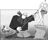 Дворник из Кокшетау шутить не любит 