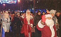 Деды Морозы промочили ноги