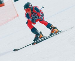 лыжи смазали