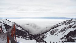 Жесткий снег Чимбулака