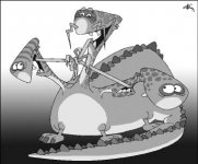 Его язык мешал