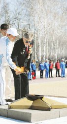 Огонь из Александровского сада