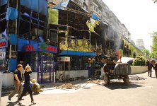 “Россия” в огне