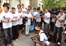 Митинг при свечах