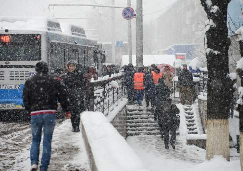 Сильные снегопады и резкое понижение температуры ожидается в Казахстане в ближайшие 3 дня