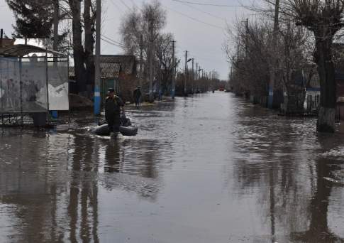 Угроза подтоплений прогнозируется в выходные в 8 областях Казахстана