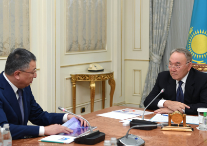 Назарбаеву доложили о ходе строительства социально-значимых объектов в Туркестане