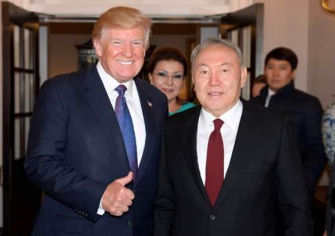 Успешным назвал Трамп визит Назарбаева в США
