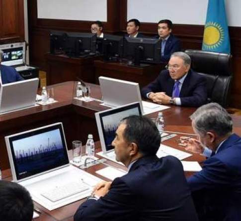 Президент РК ознакомился с деятельностью Ситуационного центра при акимате Кызылординской области