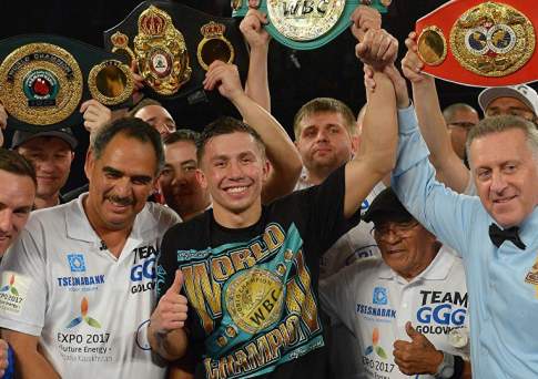 Кулибаев поздравил Головкина с победой над Уэйдом