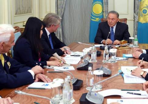 Немецких бизнесменов принял Назарбаев в Акорде