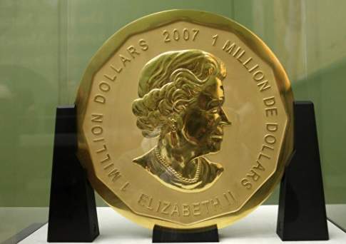 Из музея в Берлине украли золотую монету номиналом в миллион долларов