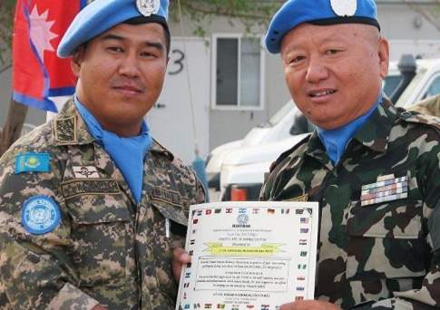 Базу военных наблюдателей ООН впервые возглавил казахстанский военнослужащий