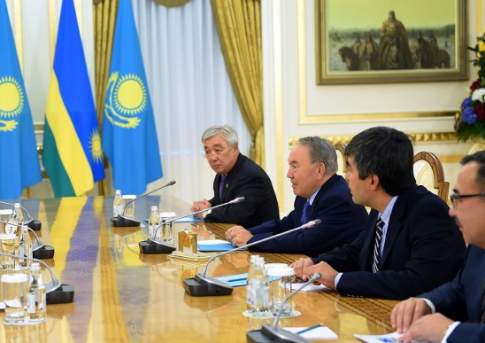 Главы Казахстана и Руанды рассмотрели вопросы двустороннего сотрудничества
