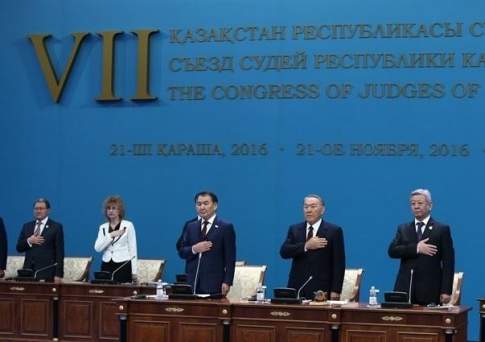 VII съезд судей Казахстана с участием Назарбаева начал работу в Астане