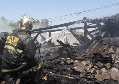 Склады горели в Алматы