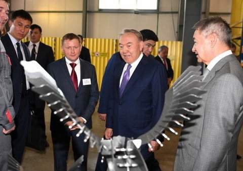 Назарбаев остался доволен программой форсированной индустриализации в Восточном Казахстане