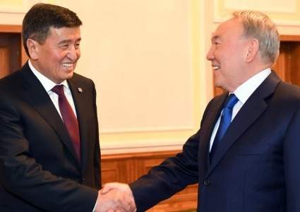 Президент Кыргызстана поздравил Назарбаева с днем рождения
