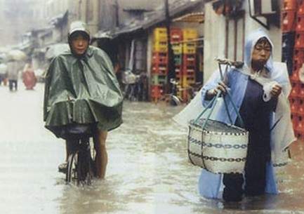 Свыше 230 тыс человек пострадали от наводнений на северо-западе Китая