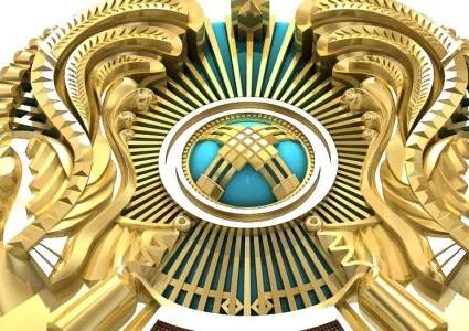 Надпись на гербе в РК изменили с «Қазақстан» на латинскую графику «Qazaqstan»