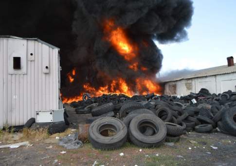 Пожар на «резиновом заводе»