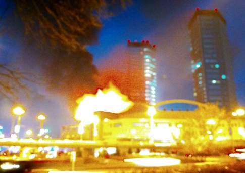 По факту пожара близ БЦ Almaty Towers проводится досудебное расследование