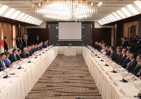 Президент Казахстана Нурсултан Назарбаев встретился с представителями деловых кругов Японии